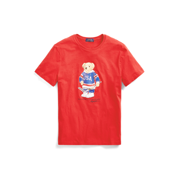 Custom Slim Fit Bear T-Shirt Polo Ralph Lauren 1