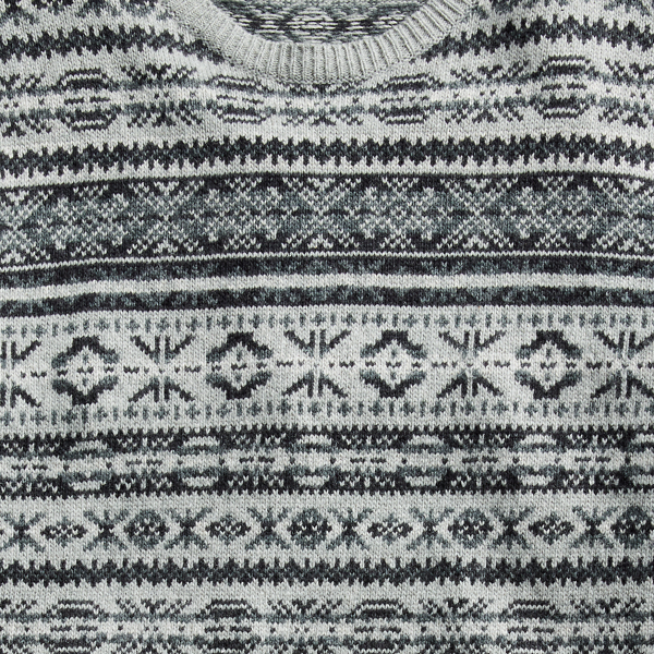 Grey Fairisle Fair Isle Cotton-Blend Jumper Polo Ralph Lauren 6