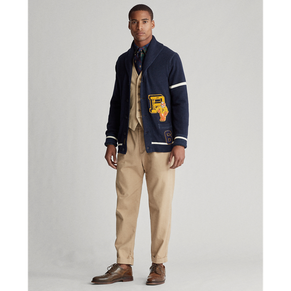 Hunter Navy/Andover Cream The Tiger Cardigan Polo Ralph Lauren 3