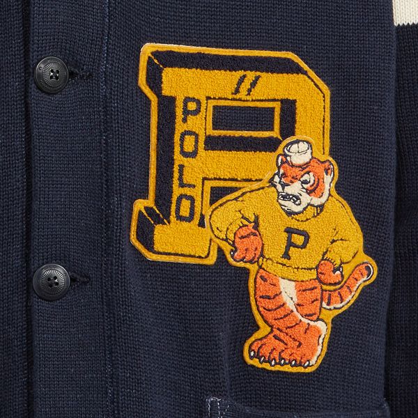 Hunter Navy/Andover Cream The Tiger Cardigan Polo Ralph Lauren 7