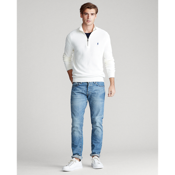 White Cotton Half-Zip Jumper Polo Ralph Lauren 3