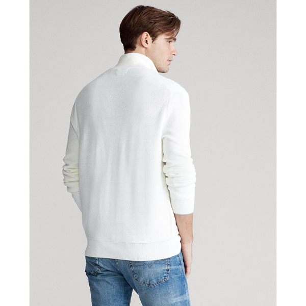 White Cotton Half-Zip Jumper Polo Ralph Lauren 5