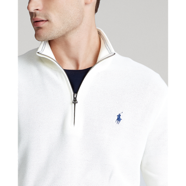 White Cotton Half-Zip Jumper Polo Ralph Lauren 6
