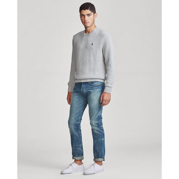 Andover Heather Iconic Cotton Crewneck Jumper Polo Ralph Lauren 3