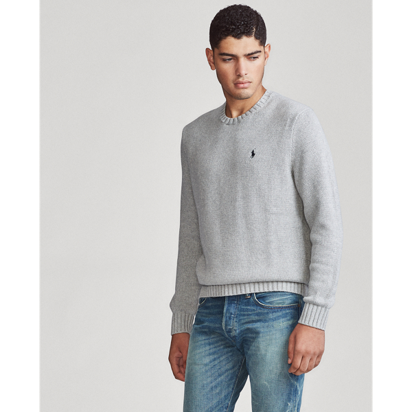Andover Heather Iconic Cotton Crewneck Jumper Polo Ralph Lauren 4