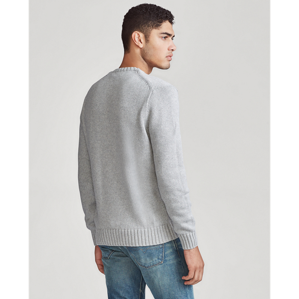 Andover Heather Iconic Cotton Crewneck Jumper Polo Ralph Lauren 5