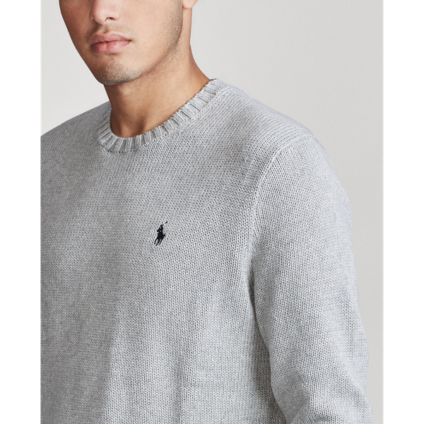 Andover Heather Iconic Cotton Crewneck Jumper Polo Ralph Lauren 6