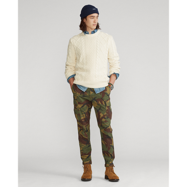 Andover Cream The Iconic Fisherman&rsquo;s Sweater Polo Ralph Lauren 4
