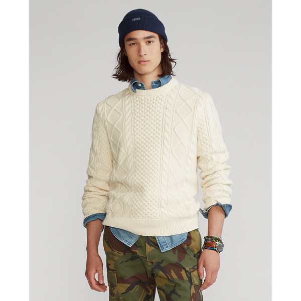 Polo Ralph Lauren high quality Fisherman Cableknit sweater S