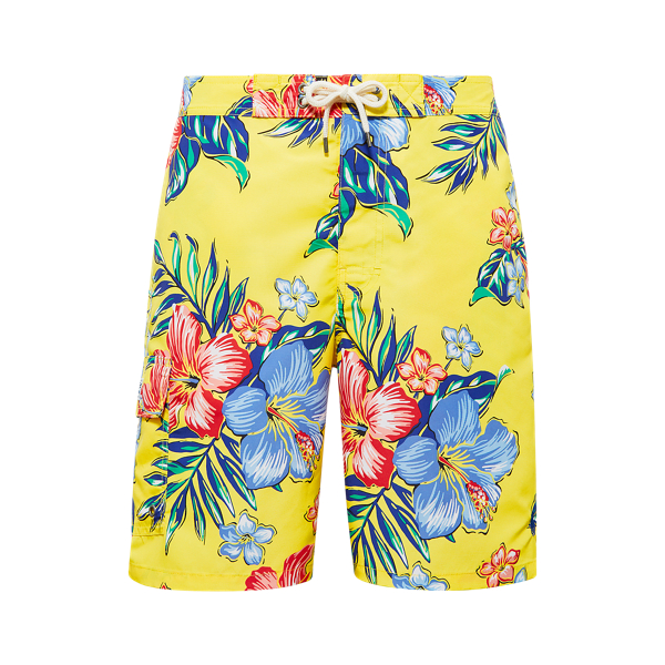 RL Vintage Hibiscus Yllw 14&nbsp;cm Traveller Swimming Trunk Polo Ralph Lauren 2