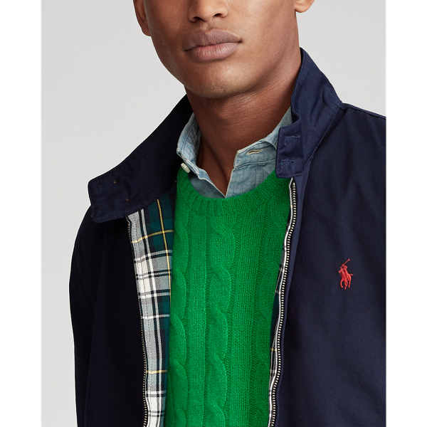 Aviator Navy Cotton Twill Jacket Polo Ralph Lauren 6