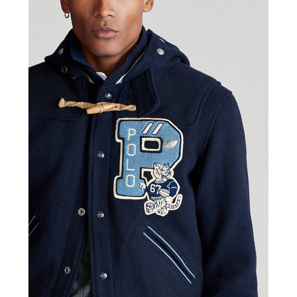 Hunter Navy Letterman Toggle Jacket Polo Ralph Lauren 7