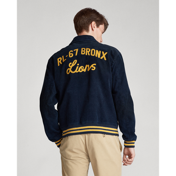 Aviator Navy Corduroy Graphic Jacket Polo Ralph Lauren 4
