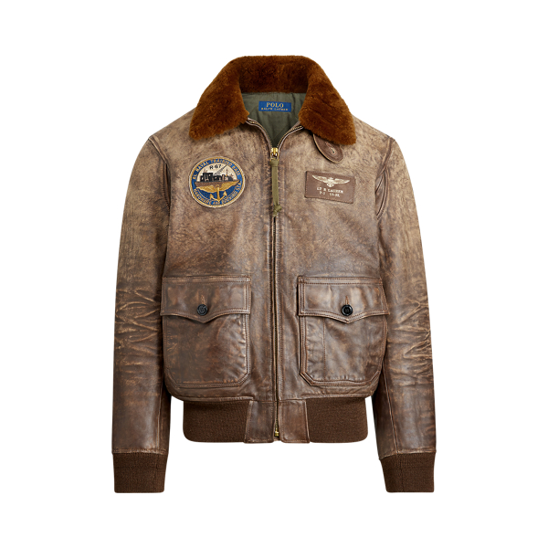 La veste d'aviateur iconique Polo Ralph Lauren en 1
