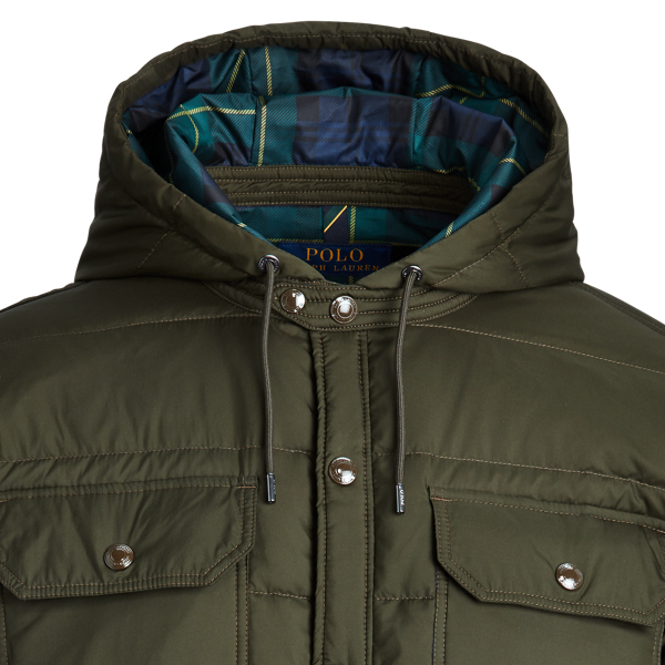 Company Olive Quilted Down Jacket Polo Ralph Lauren 8