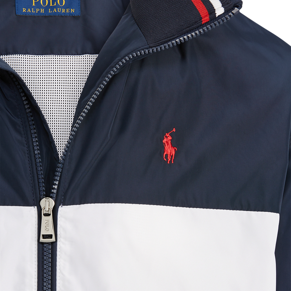 Aviator Navy/White Colour-Blocked Jacket Polo Ralph Lauren 7