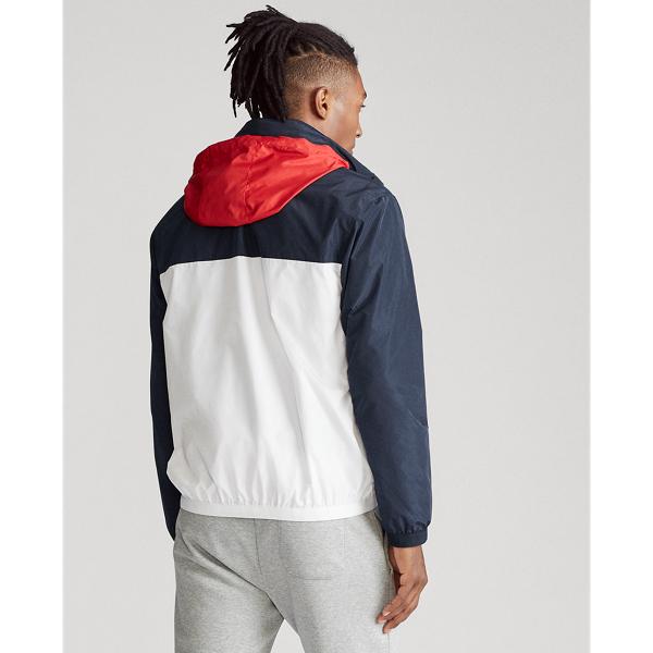 Aviator Navy/White Colour-Blocked Jacket Polo Ralph Lauren 5
