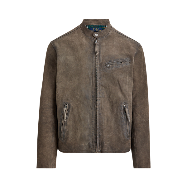 Suede Cafe Racer Jacket for Men Ralph Lauren UK