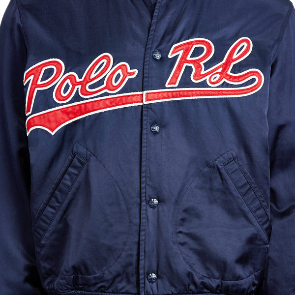 Newport Navy Polo RL Baseball Jacket Polo Ralph Lauren 8