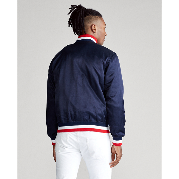 Newport Navy Polo RL Baseball Jacket Polo Ralph Lauren 6