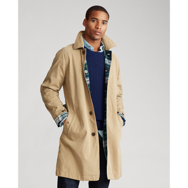 Reversible Balmacaan Coat for Men Ralph Lauren IL