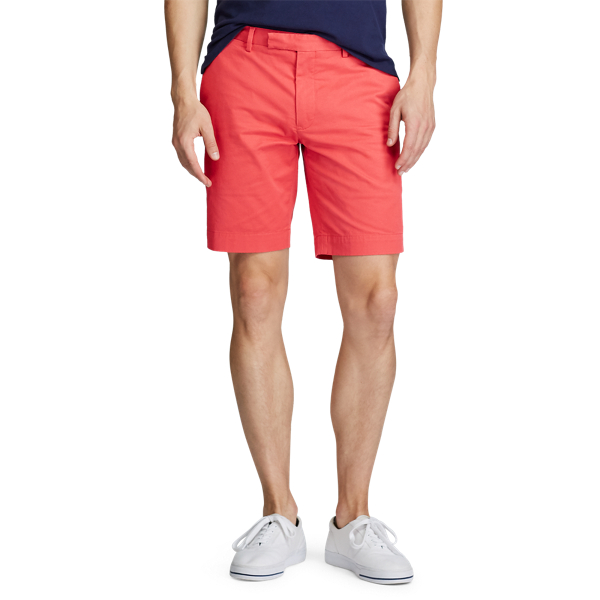Spring Red 24 cm Stretch Slim Fit Chino Short Polo Ralph Lauren 3