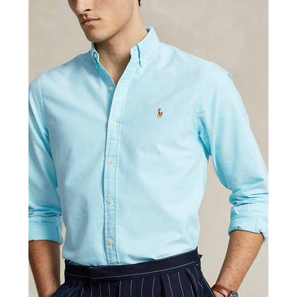 Ralph lauren slim fit oxford shirt online