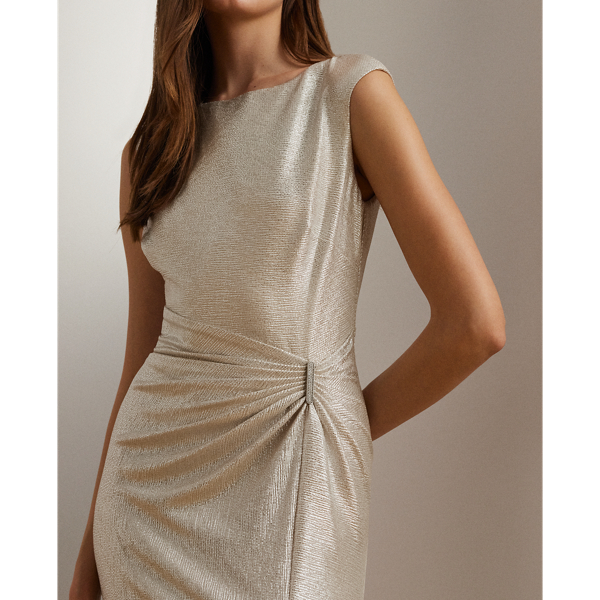 Metallic Knit Sleeveless Gown for Women | Ralph Lauren® JO