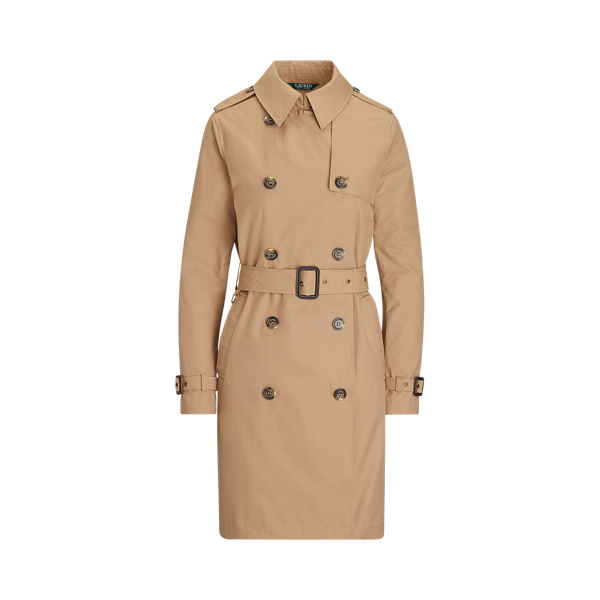Trench-coat en coton m&eacute;lang&eacute; Lauren en 1