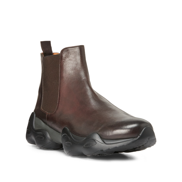 Dark Brown Gradey Calfskin Boot Purple Label 2