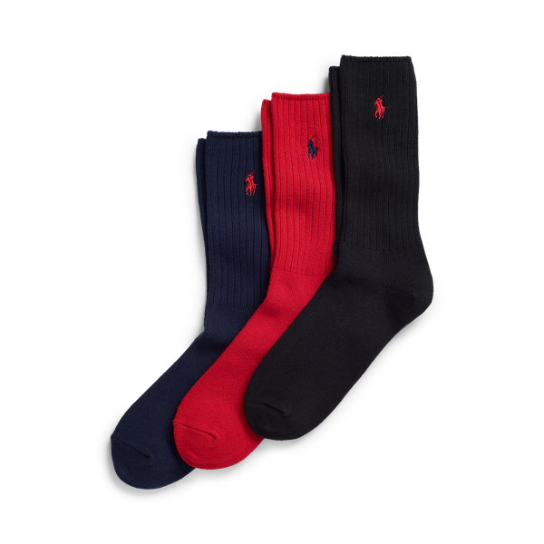 Crew Sock 3-Pack Polo Ralph Lauren en 1