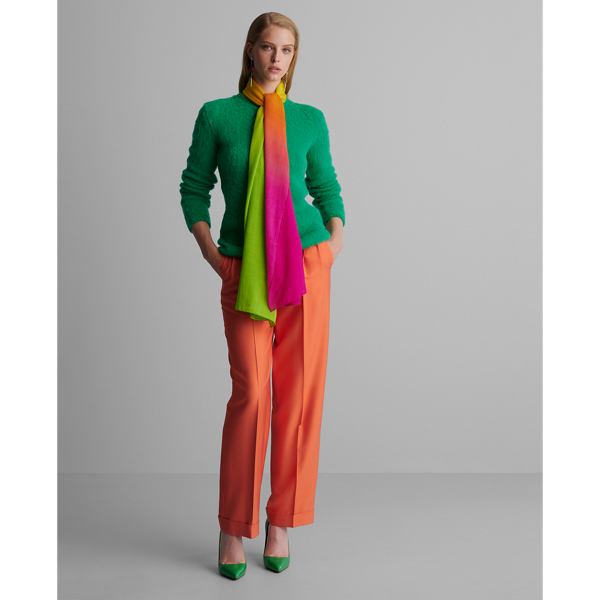 Spring Green Cashmere-Blend Knit Sweater Ralph Lauren Collection 3