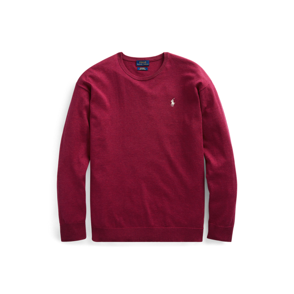 Pull en coton &agrave; manches longues