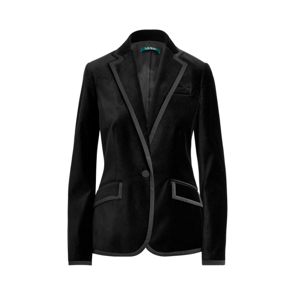 Ralph lauren women's black blazer best sale