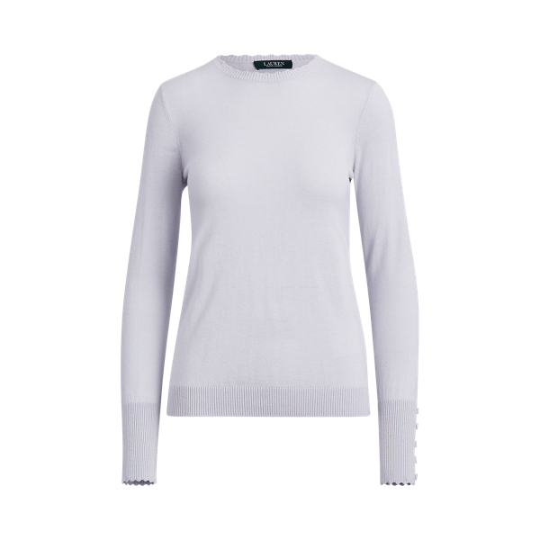 Scallop-Trim Jumper Lauren 1