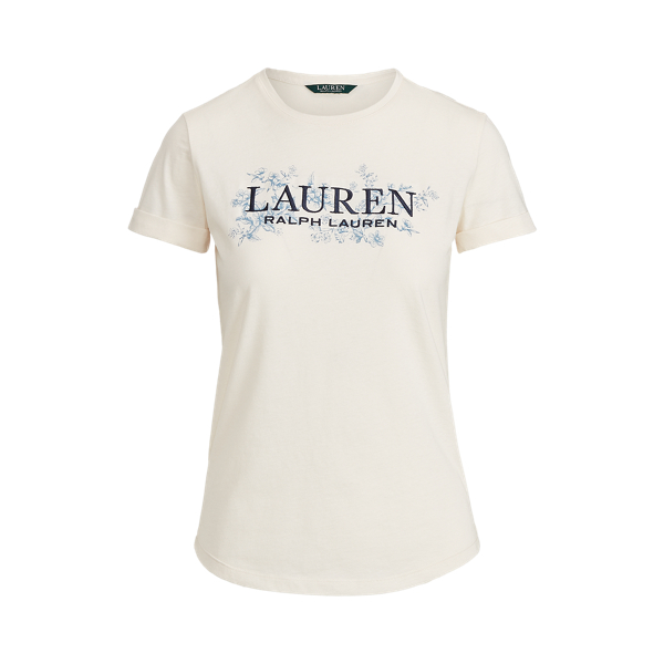 Floral Logo Tee Lauren 1