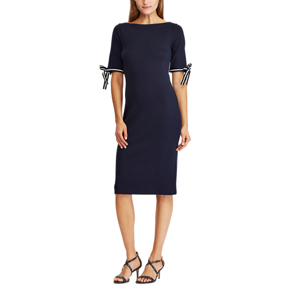 Lauren Navy Casual Cotton Dress Lauren 3