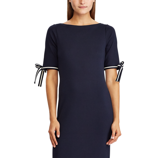 Lauren Navy Casual Cotton Dress Lauren 4