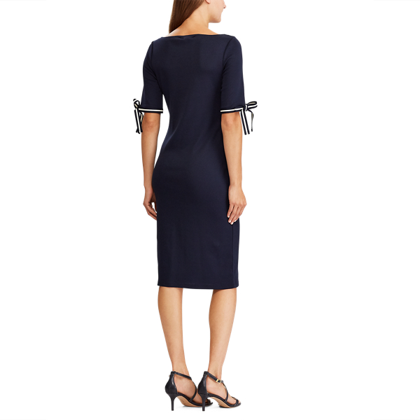Lauren Navy Casual Cotton Dress Lauren 5