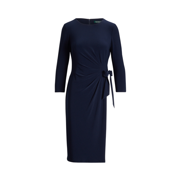Two-Tone Jersey Dress Lauren em 1