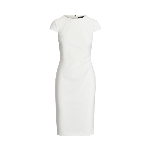 Jersey Cap-Sleeve Dress Lauren em 1