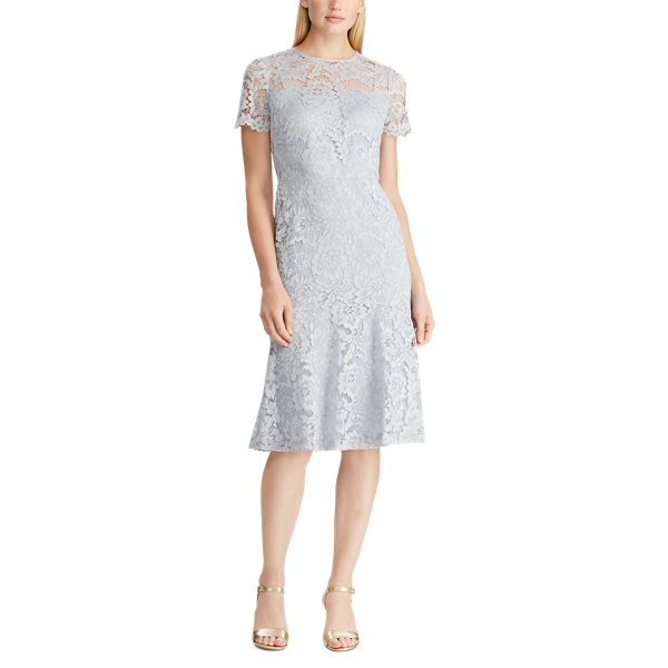 Toile Blue Drop-Waist Lace Dress Lauren 3