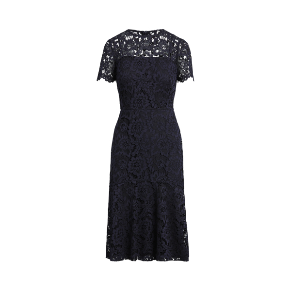 Drop Waist Lace Dress for Women Ralph Lauren UK