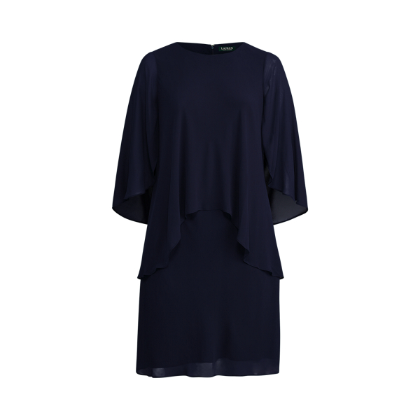 Layered Georgette Shift Dress