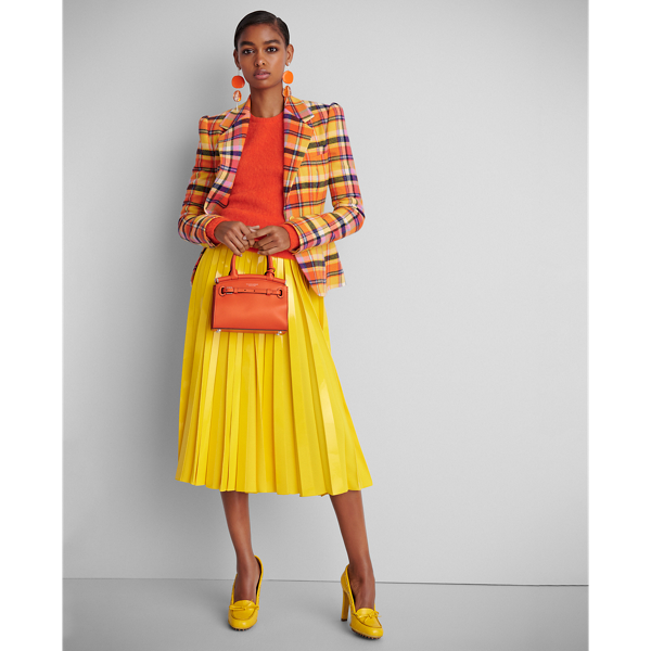 Yellow Nevina Georgette Skirt Ralph Lauren Collection 3