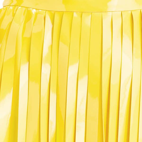 Yellow Nevina Georgette Skirt Ralph Lauren Collection 7