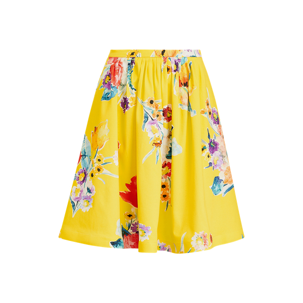 Emilia Floral Cotton Skirt Ralph Lauren Collection 1