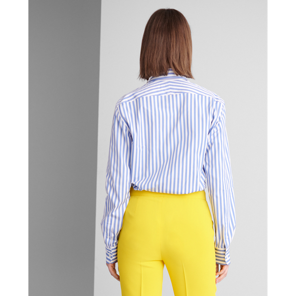 Light Blue-white Rowland Boyfriend Shirt Ralph Lauren Collection 4