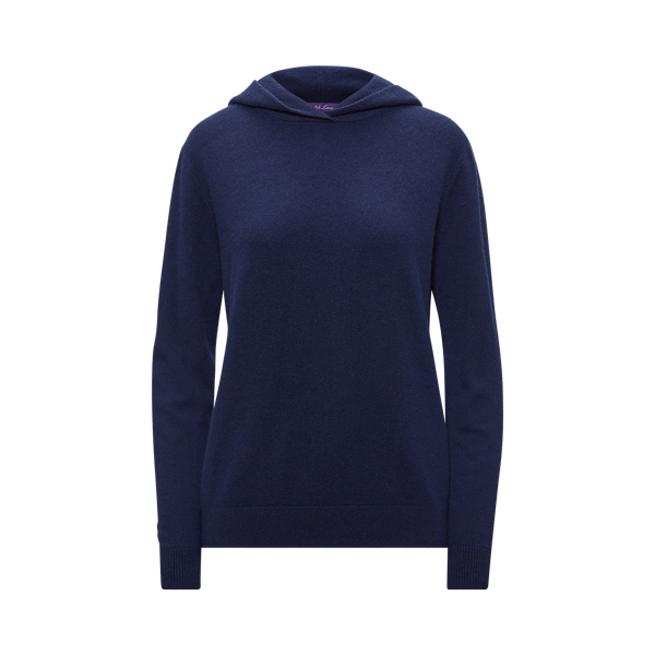 Lux Navy Cashmere Hoodie Ralph Lauren Collection 2