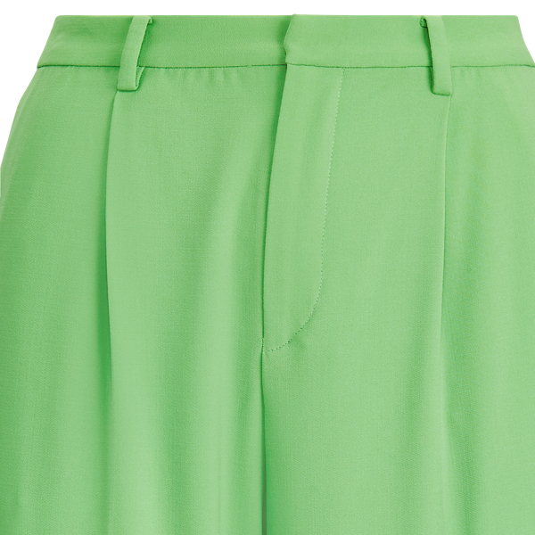 Lime Winnifred Wool Crepe Trouser Ralph Lauren Collection 6